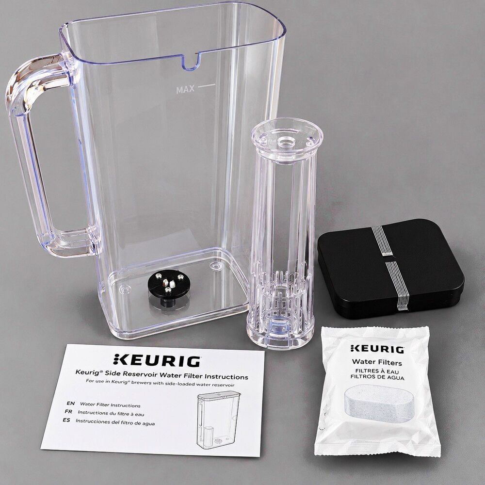 Keurig K-Supreme Plus Replacement Water Reservoir Tank 78oz Black Lid Filte NWOB